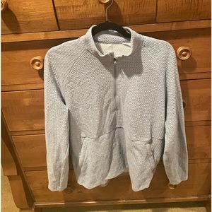 Lululemon Mens at ease ¼ zip in light blue size medium